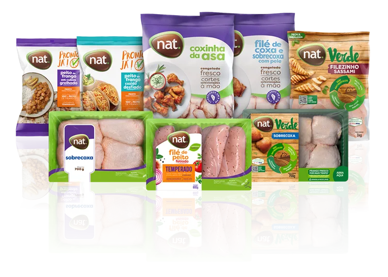 Packshoht de produtos Nat